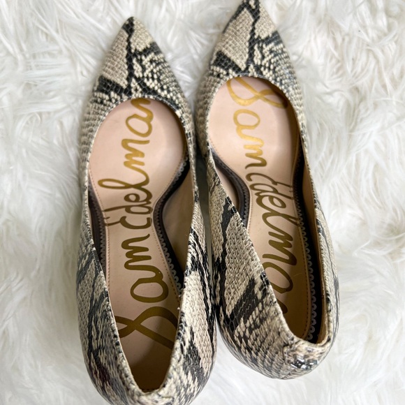 ‼️ Sam Edelman Hazel Snake-Print Pumps - Chic High Heels for Every Occasion‼️ - Picture 4 of 5